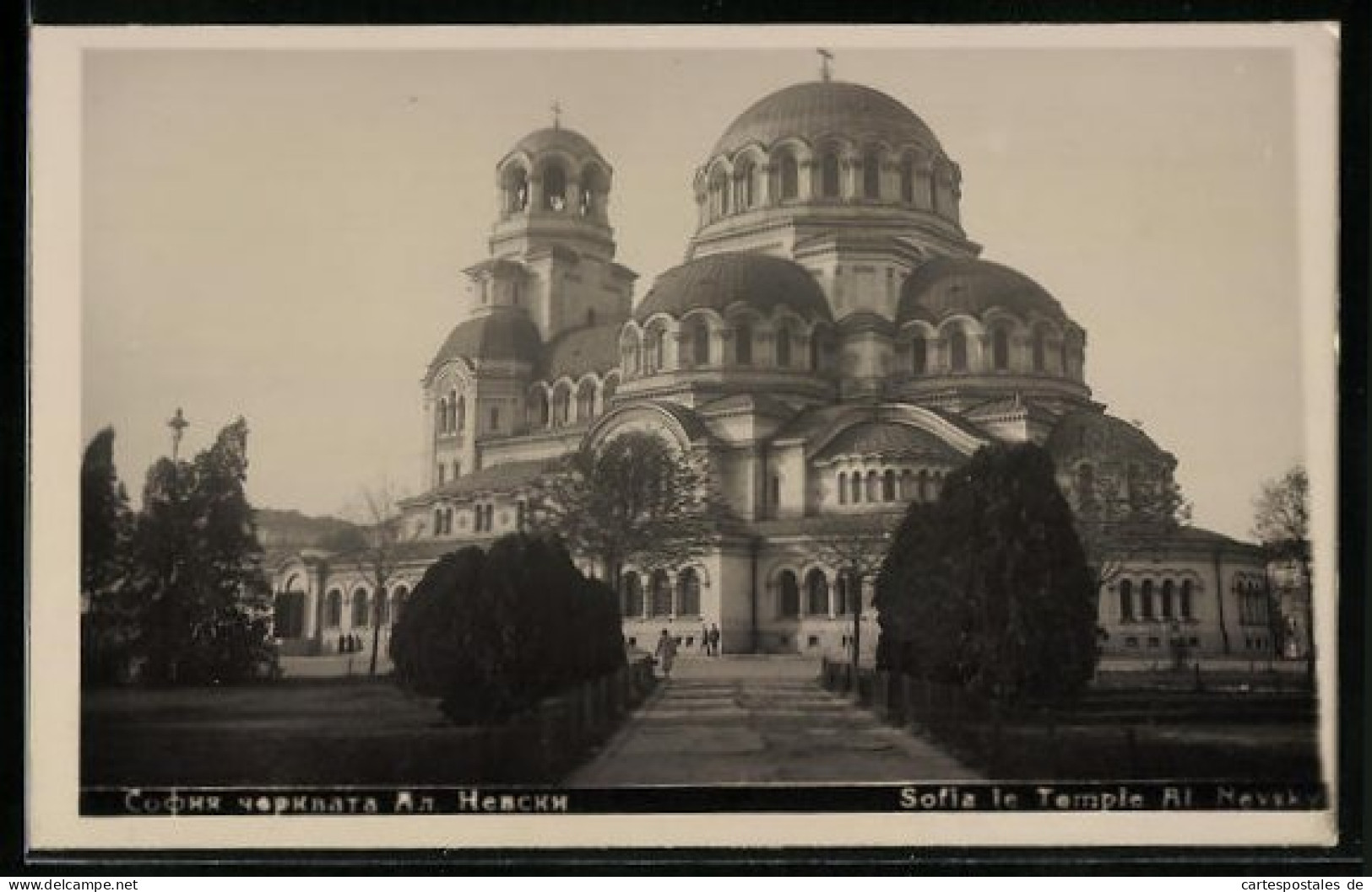 Foto-AK Sofia, Le Temple Al Nevsky  - Bulgaria