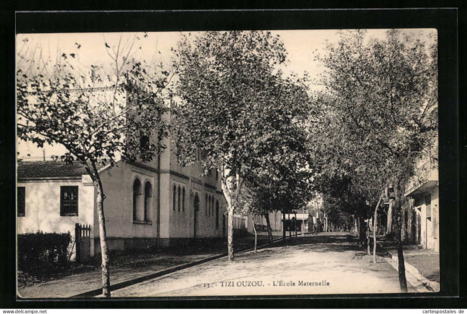 CPA Tizi-Ouzou, L`École Maternelle  - Alger