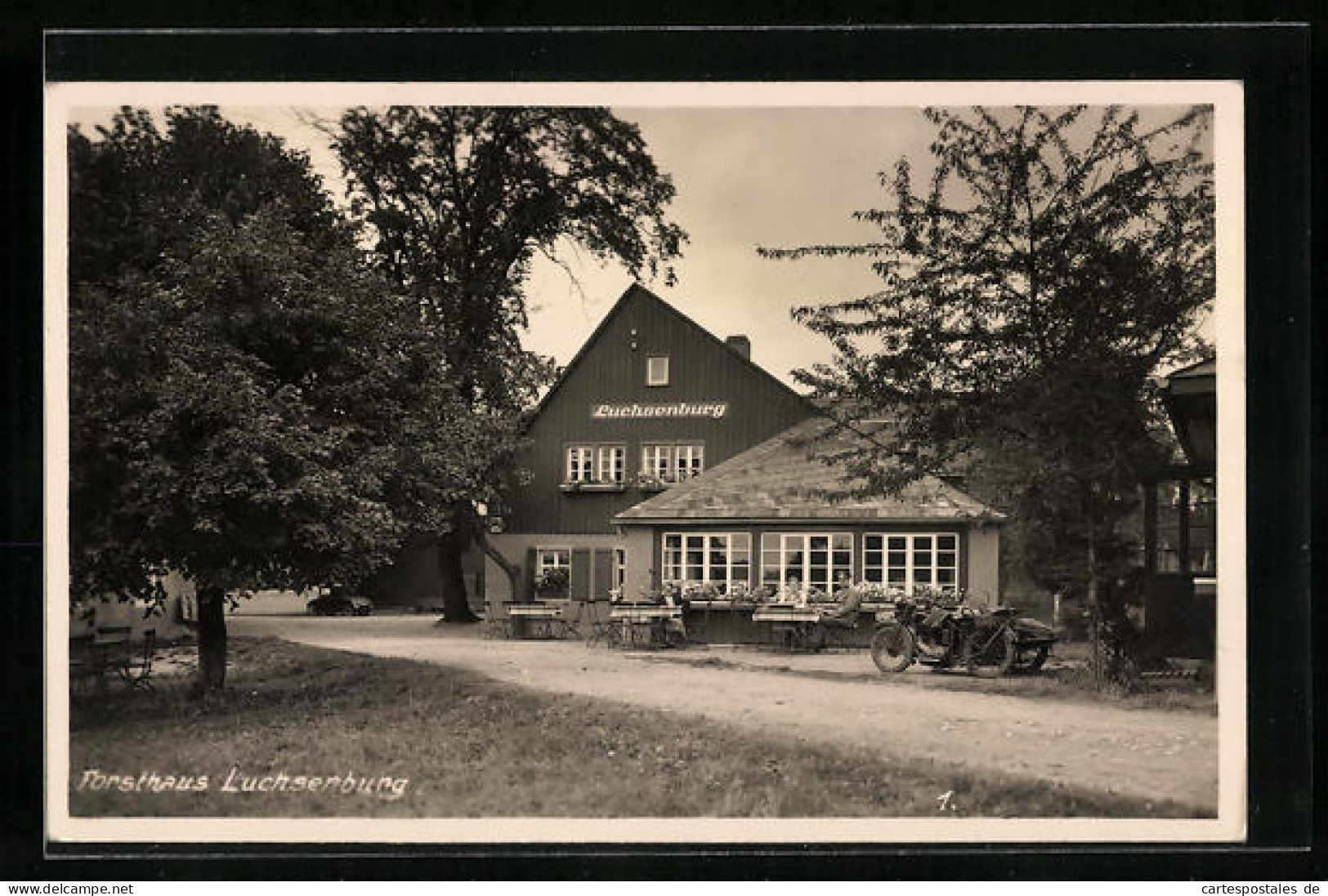 AK Ohorn, Forsthaus Luchsenburg  - Jagd