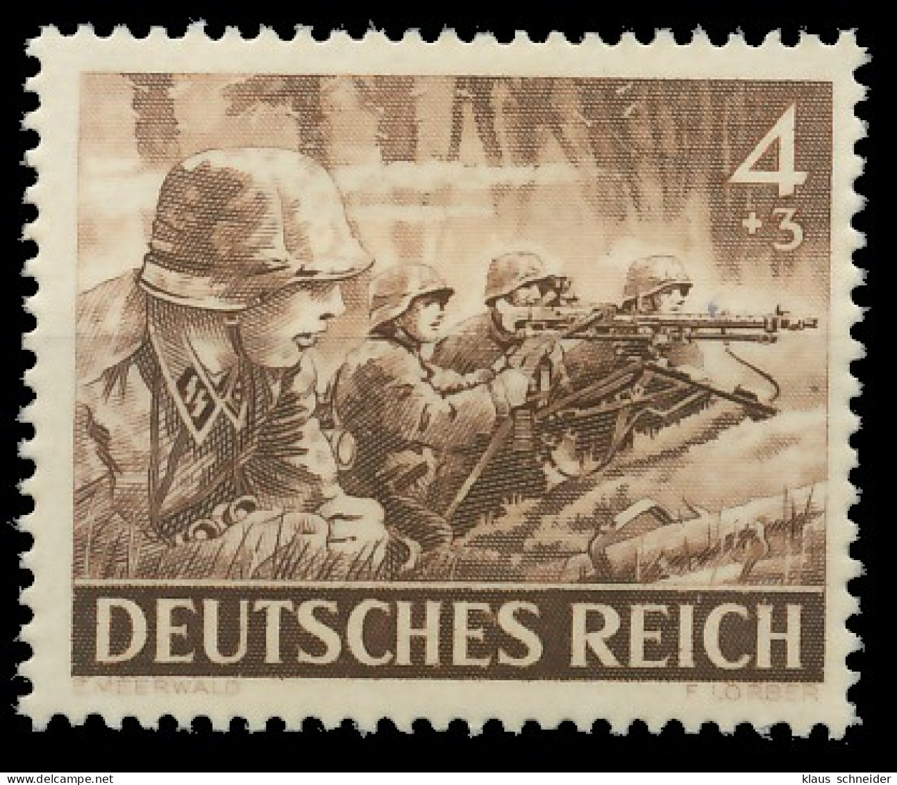 DEUTSCHES REICH 1943 Nr 832 Postfrisch S145292 - Unused Stamps