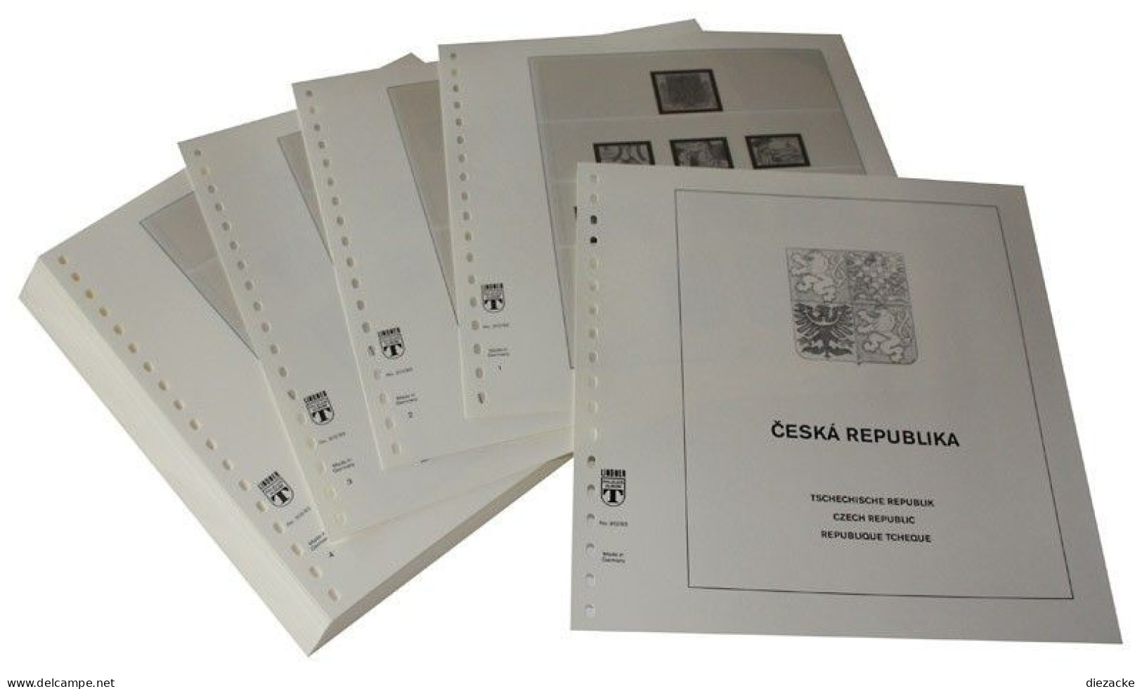 Lindner-T Tschechische Republik 2005-2013 Vordrucke 312-05 Neuware ( - Pré-Imprimés