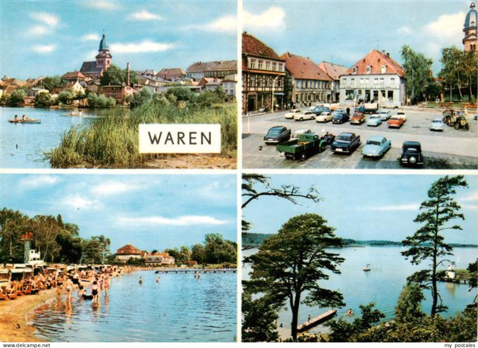 73946820 Waren_Mueritz Tiefwarensee Markt Badeanstalt Mueritzpartie - Waren (Mueritz)