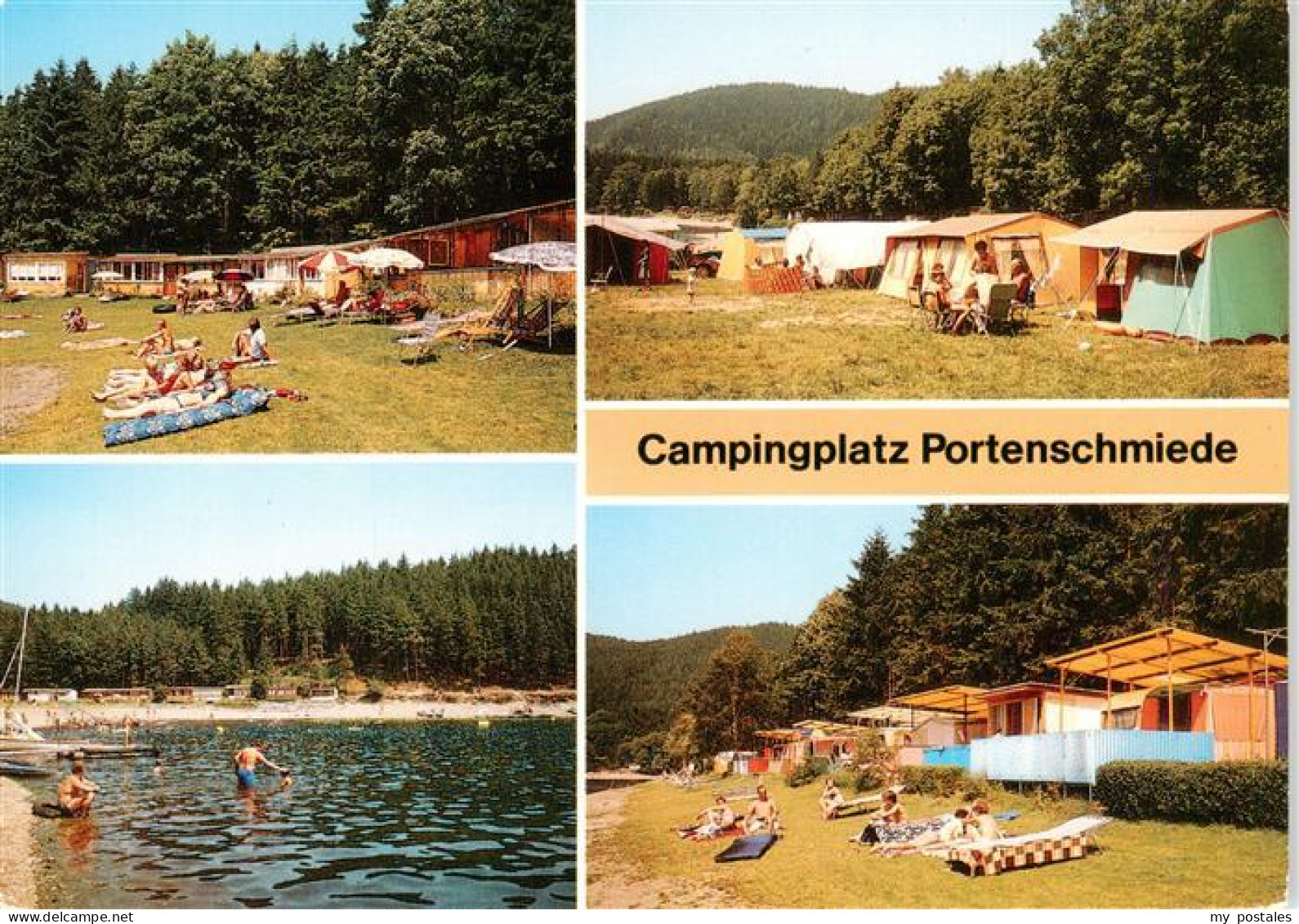 73946780 Wilhelmsdorf_Poessneck Campingplatz Portenschmiede Badestrand - Sonstige & Ohne Zuordnung