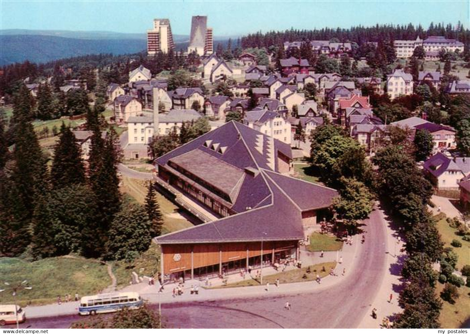 73946772 Oberhof__Thueringen Blick Vom FDGB-Erholungsheim Rennsteig - Oberhof