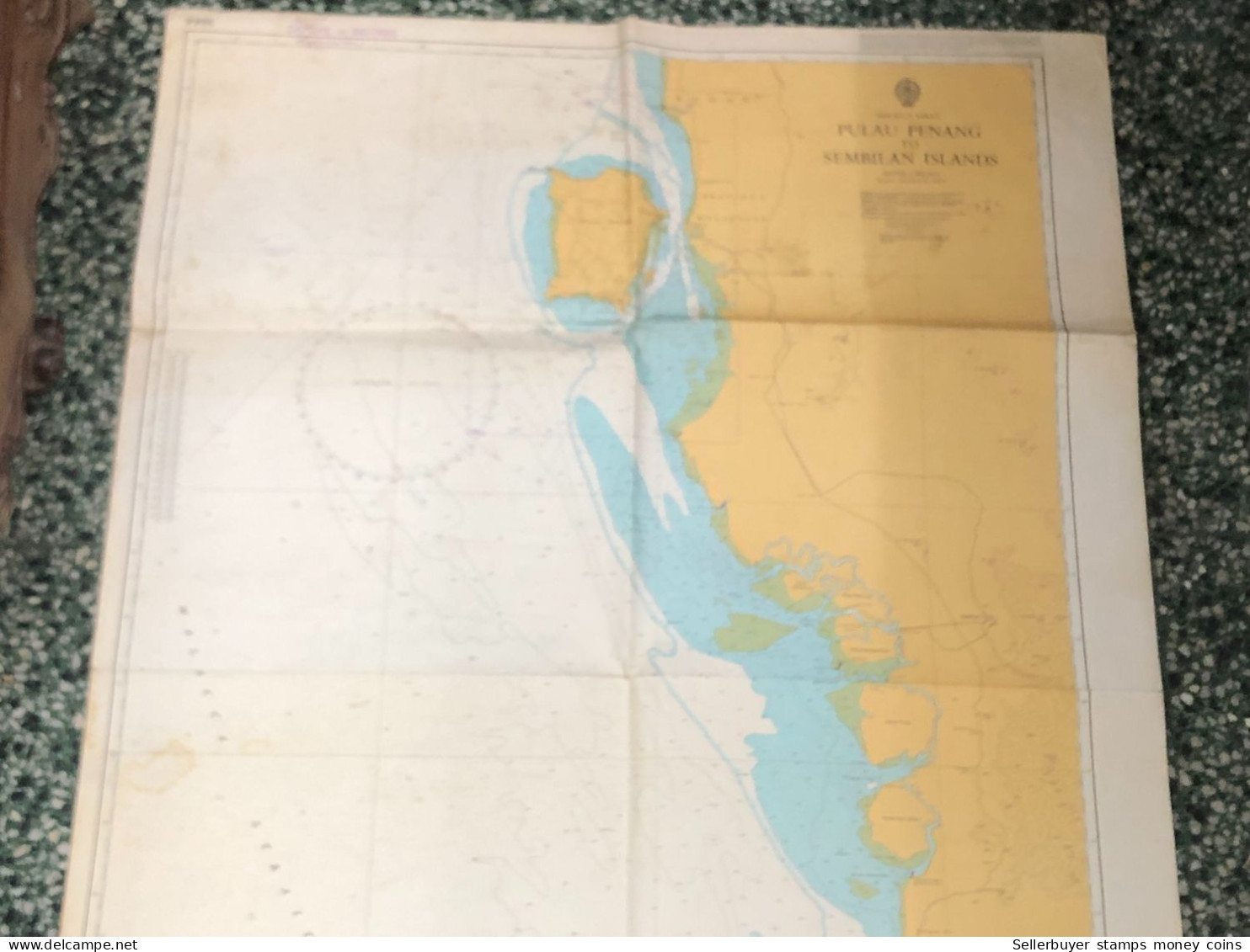 World Maps Old-malacca Strart Malau Penang Sembilan Islands 1969 Before 1975-1 Pcs - Mapas Topográficas