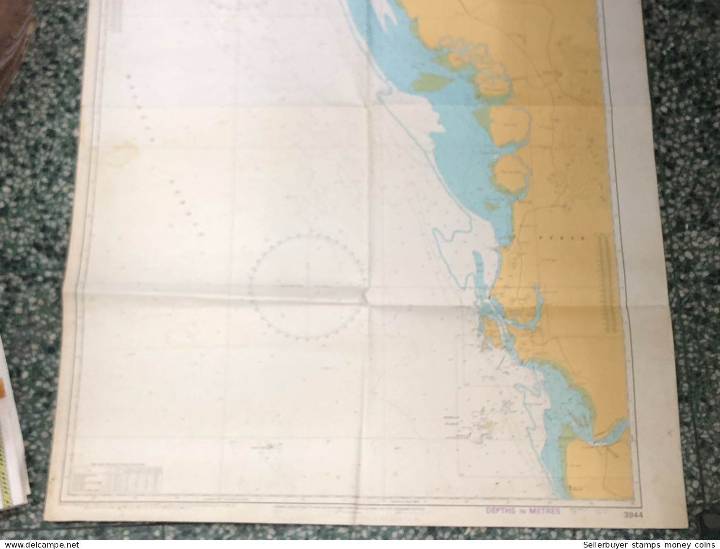 world maps old-malacca strart malau penang sembilan islands 1969 before 1975-1 pcs