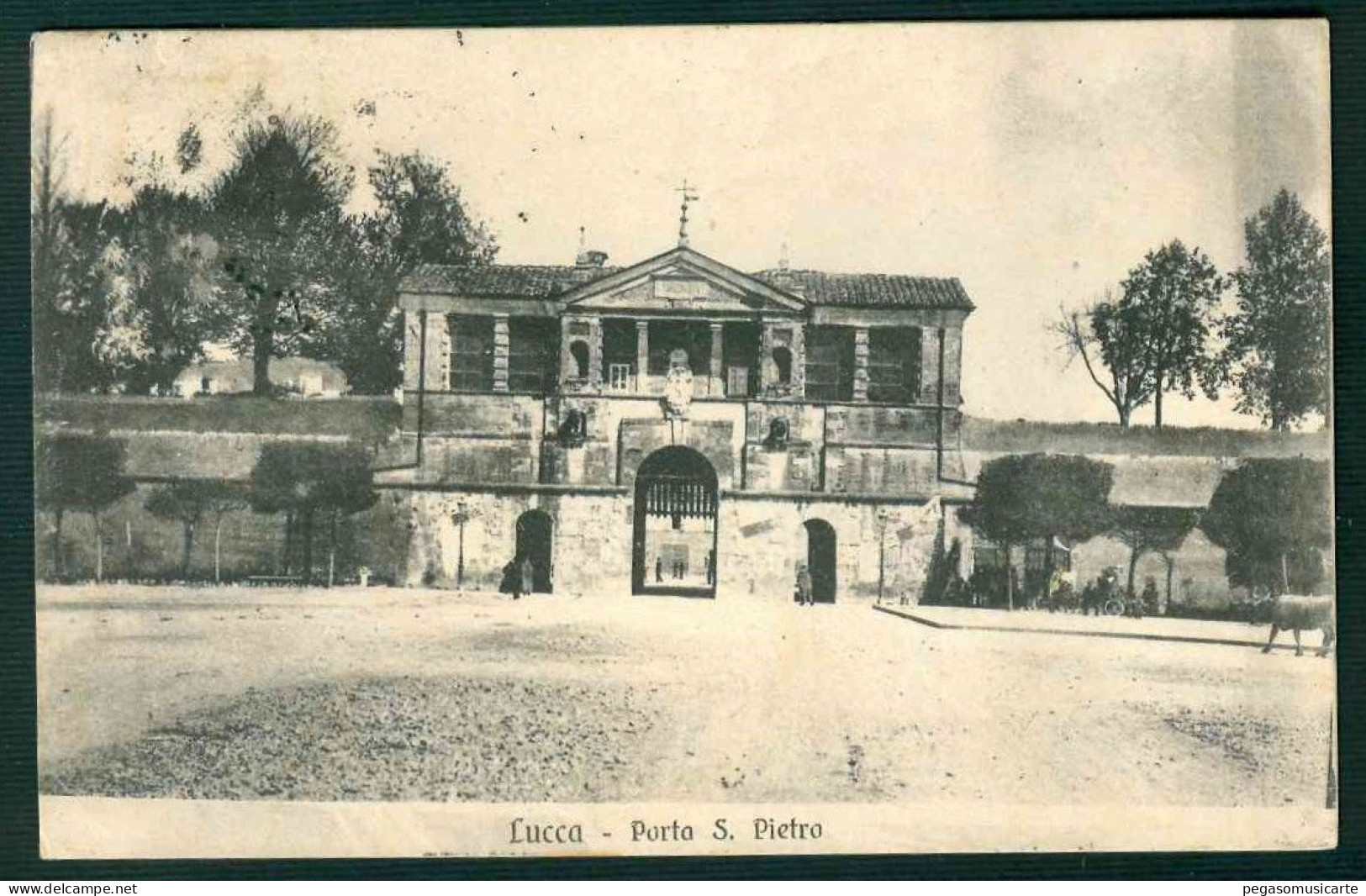 BG002 - LUCCA PORTA S PIETRO ANIMATA 1919 - Lucca