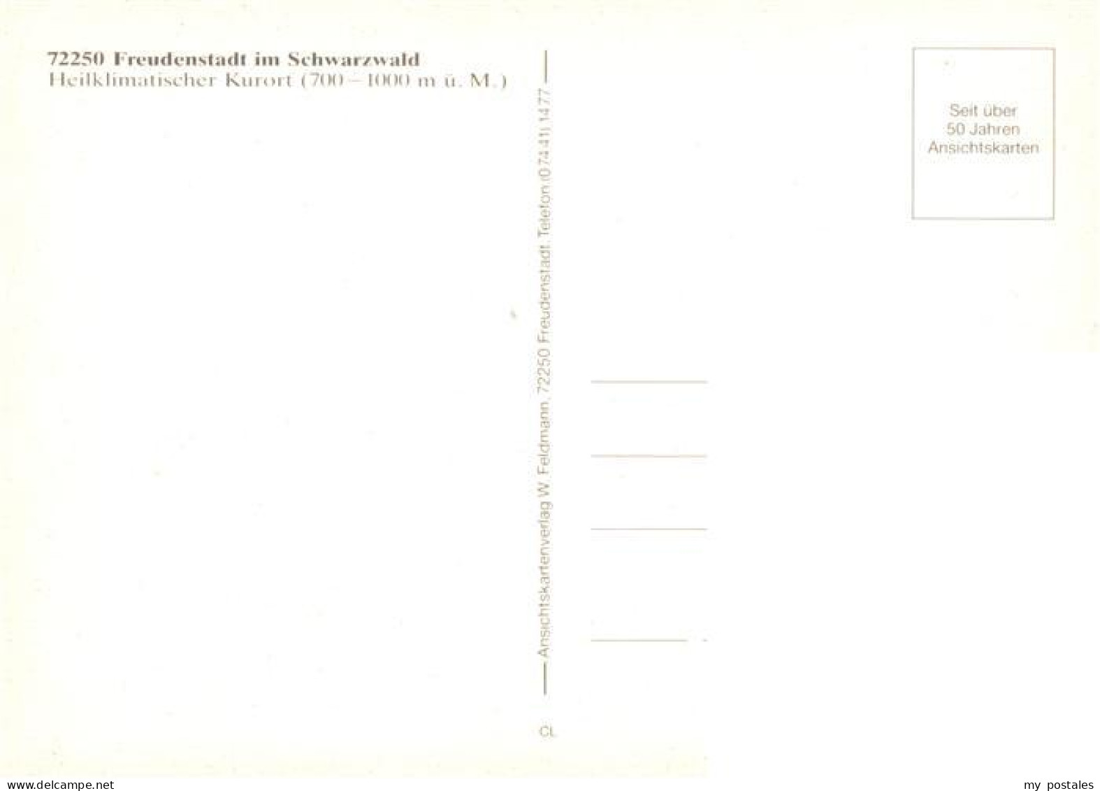 73946635 Freudenstadt Heilklimatischer Kurort Im Schwarzwald - Freudenstadt