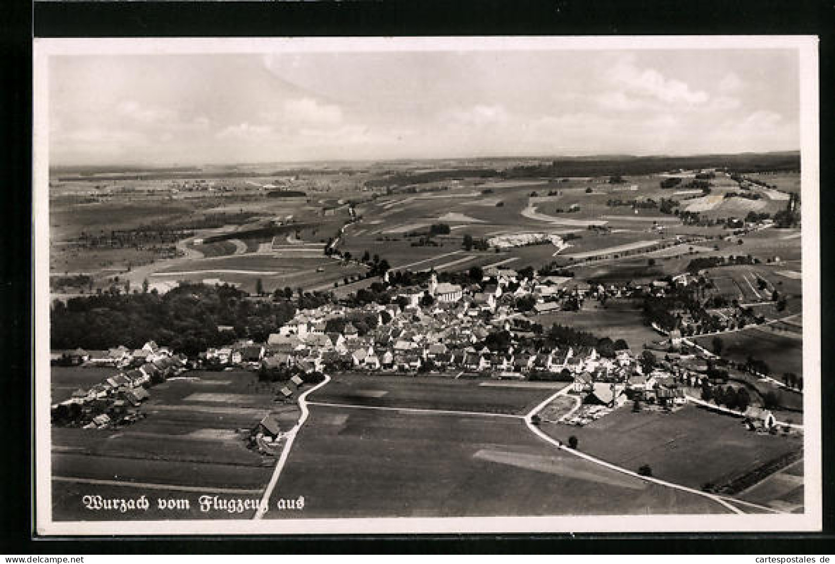 AK Wurzach, Fliegeraufnahme Des Ortes  - Bad Wurzach