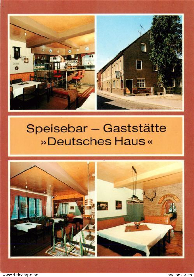 73905271 Dahme Mark Speisebar Gaststaette Deutsches Haus Gastraeume - Autres & Non Classés