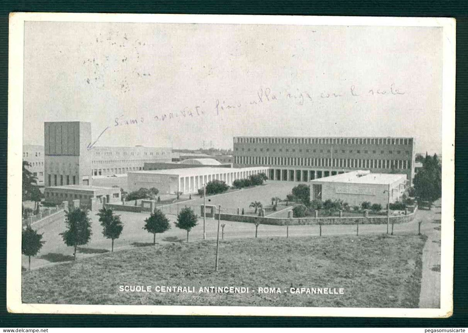 BG006 - ROMA SCUOLE CENTRALI ANTINCENDI - ROMA CAPANNELLE 1953 - Other Monuments & Buildings