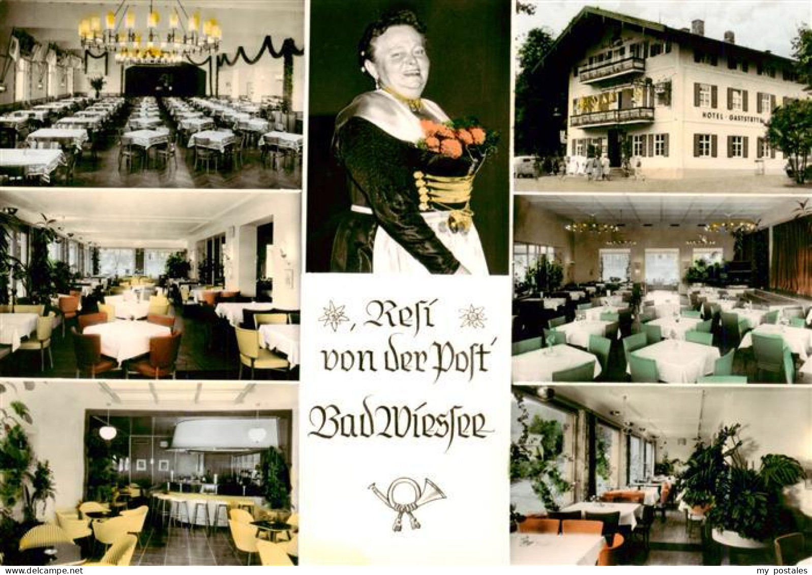 73905188 Bad Wiessee Tegernsee Hotel Gaststaette Zur Post Gastraeume Resi Von De - Bad Wiessee