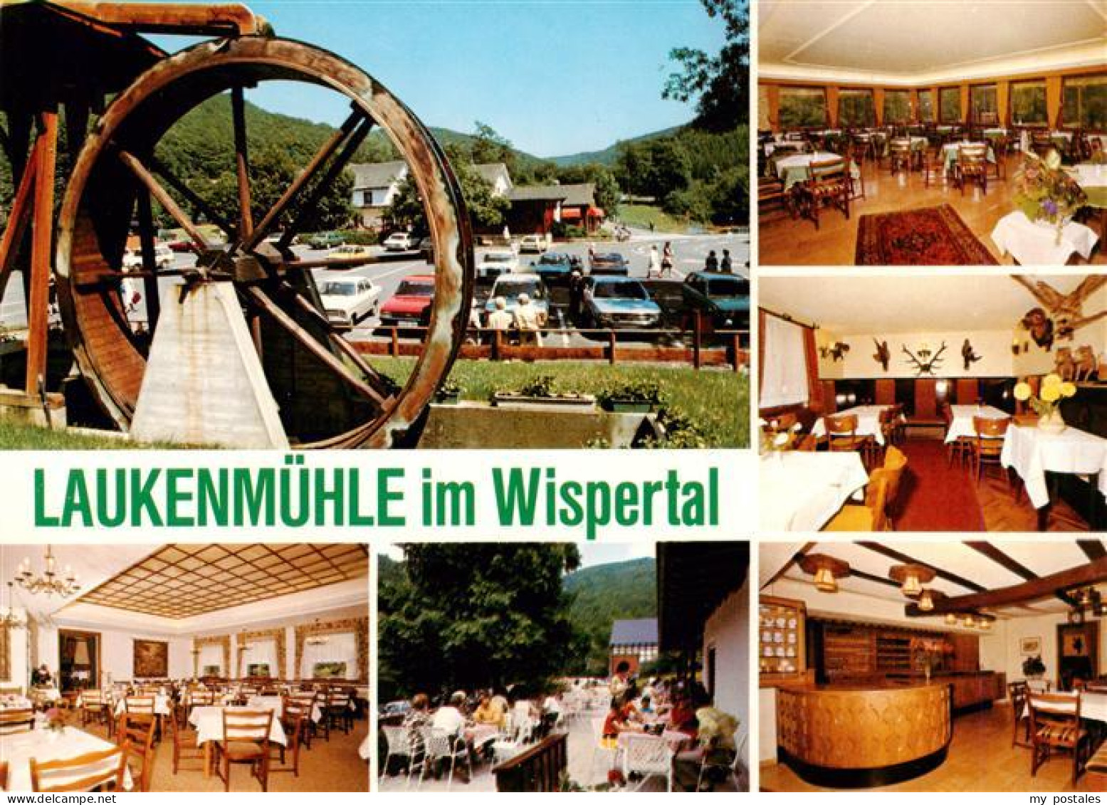 73905185 Lorch Rheingau Restaurant Cafe Laukenmuehle Im Wispertal Gastraeume Rez - Sonstige & Ohne Zuordnung