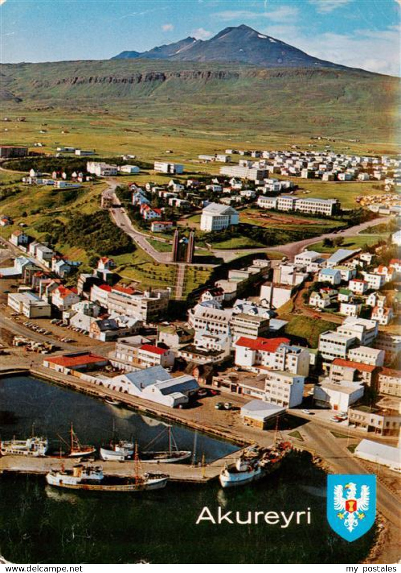 73905178 Akureyri Iceland Fliegeraufnahme - Islande