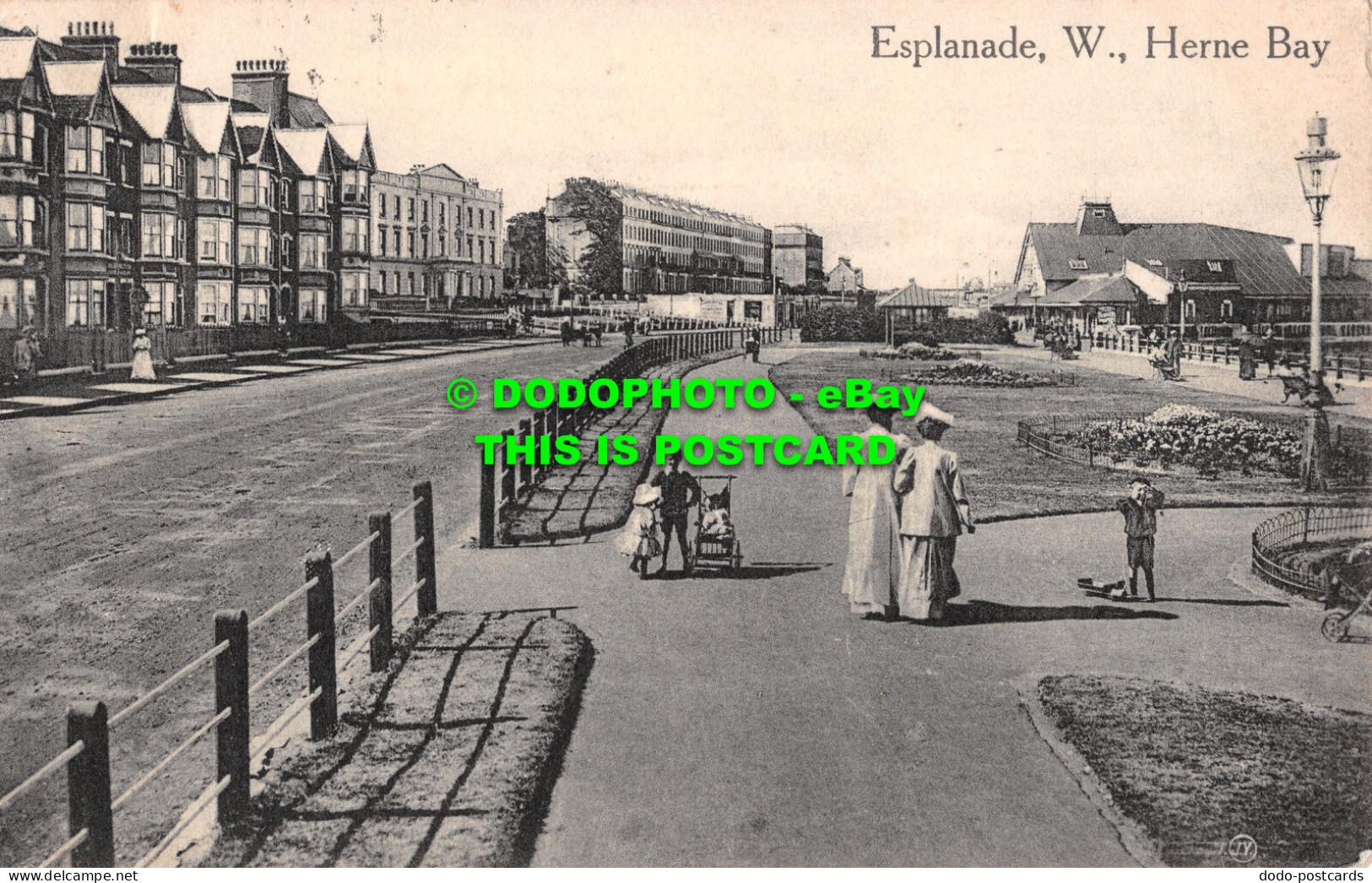 R500873 Herne Bay. Esplanade. W. Valentine Series. 1910 - Monde