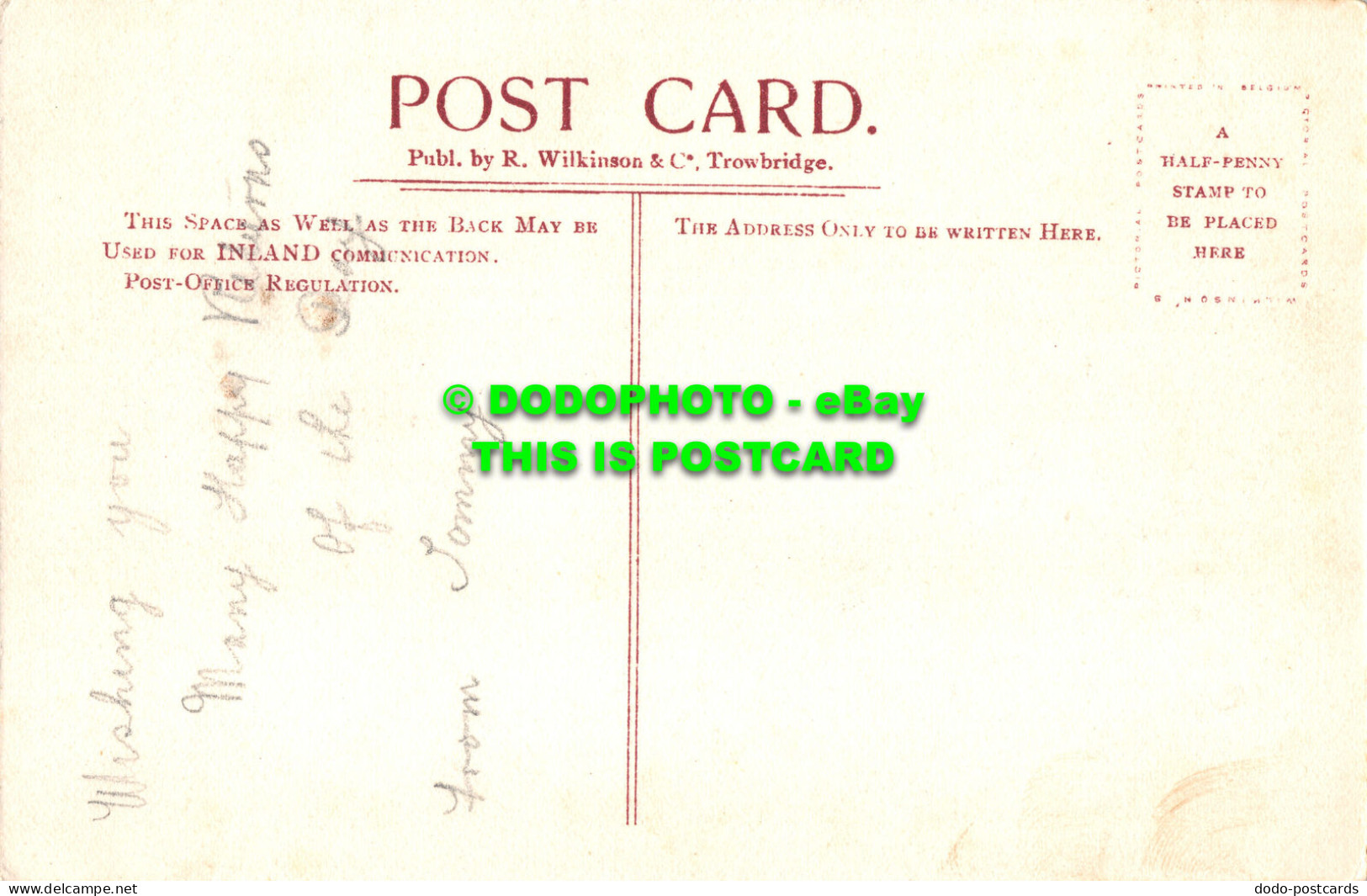 R500886 At Wilton. R. Wilkinson. Postcard - Monde