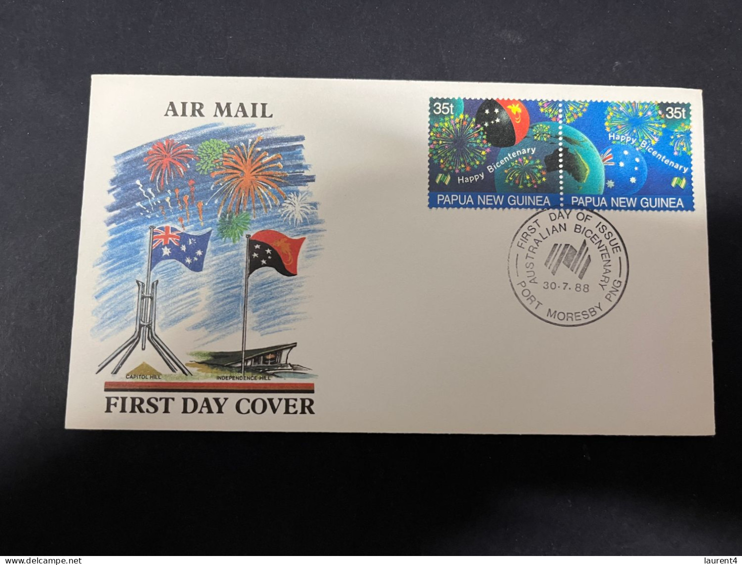 17-5-2024 (5 Z 24) Papua New Guinea (2 FDC Covers) 1988 - Papua New Guinea