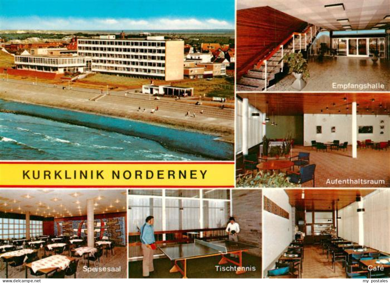 73905135 Norderney Nordseebad Kurklinik Norderney Empfangshalle Aufenthaltsraum  - Norderney