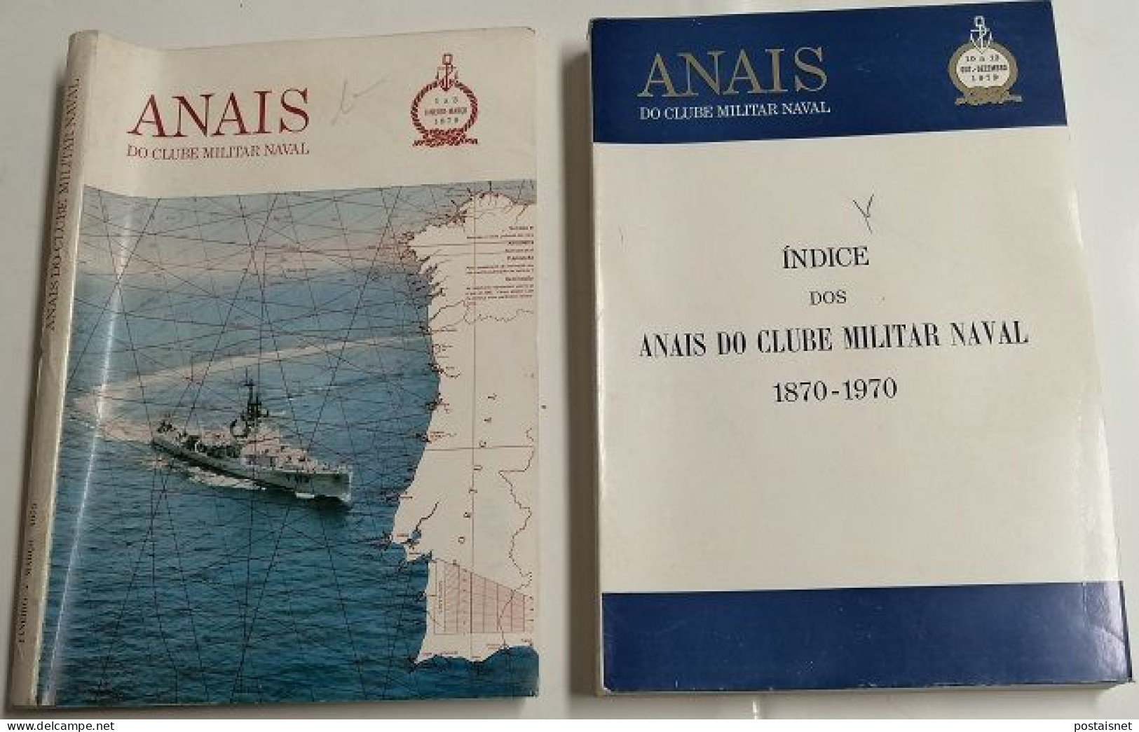 Lote De 5 Anais Do Clube Militar Naval – Anos 78, 79 E 80 - Sonstige & Ohne Zuordnung