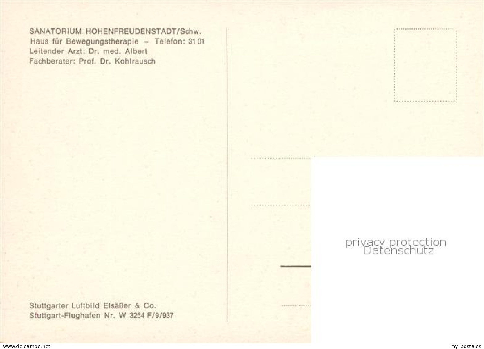 73866261 Freudenstadt Sanatorium Hohenfreudenstadt Fliegeraufnahme Freudenstadt - Freudenstadt
