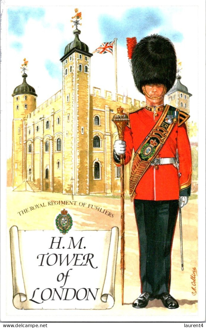 17-5-2024 (5 Z 25) UK - London H.M. Tower Of London (posted To Australia) - Uniformes