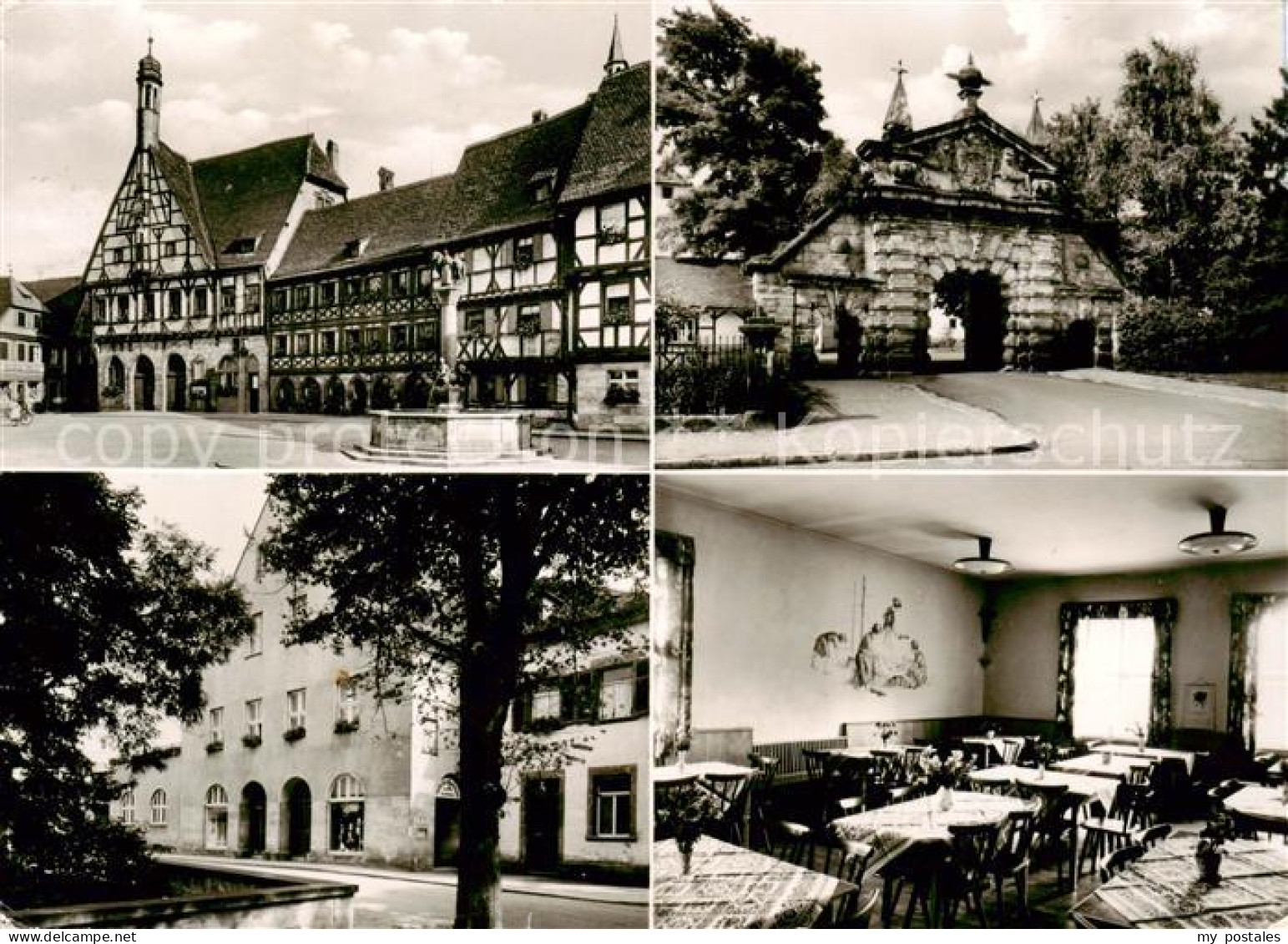 73866197 Forchheim Oberfranken Nuernberger Tor Altstadt Fachwerkhaeuser Gaststae - Forchheim