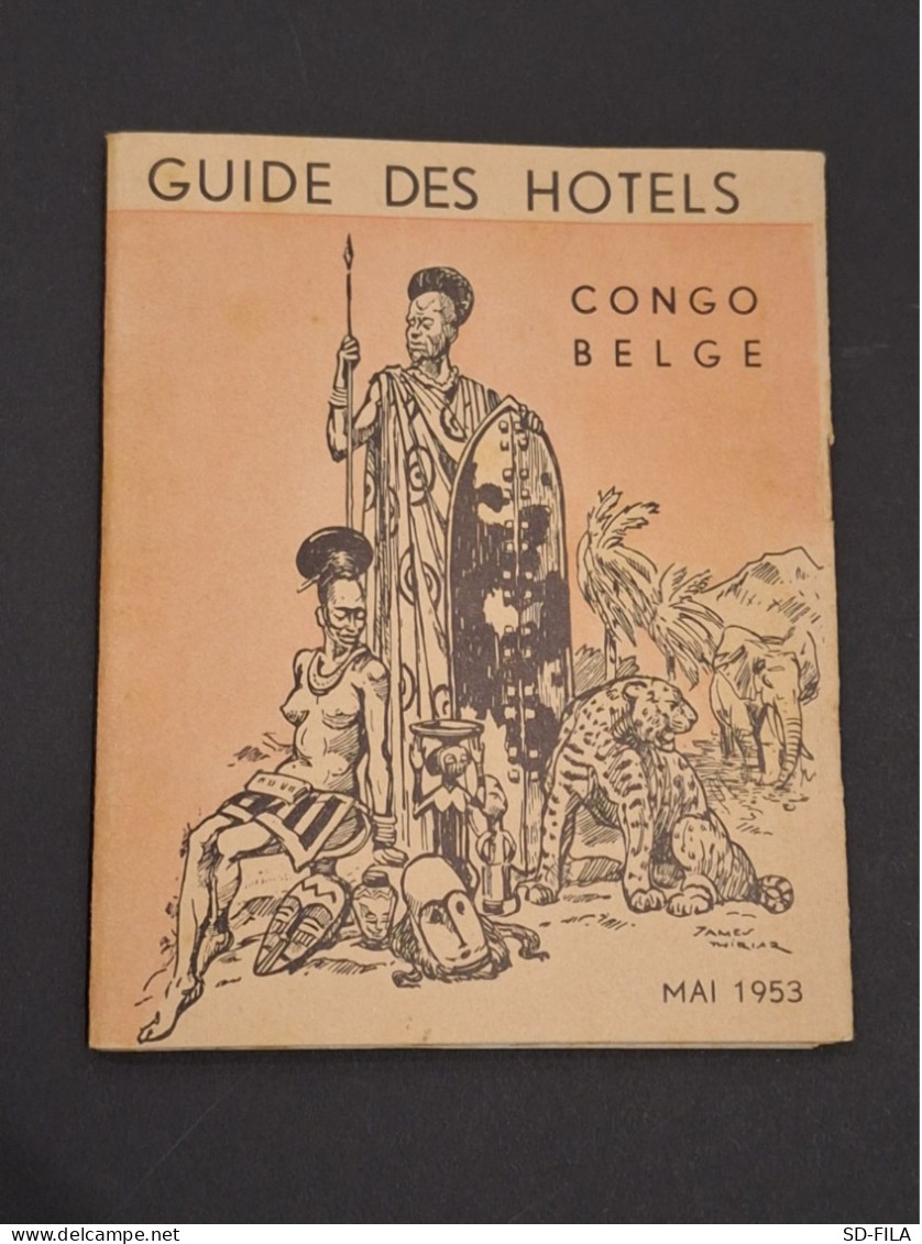 Office Du Tourisme Du Congo Belge Et Du Ruanda-Urundi 1953 Guide Des Hotels Congo Belge - Officiële Gids Hotels In Kongo - Tourism Brochures