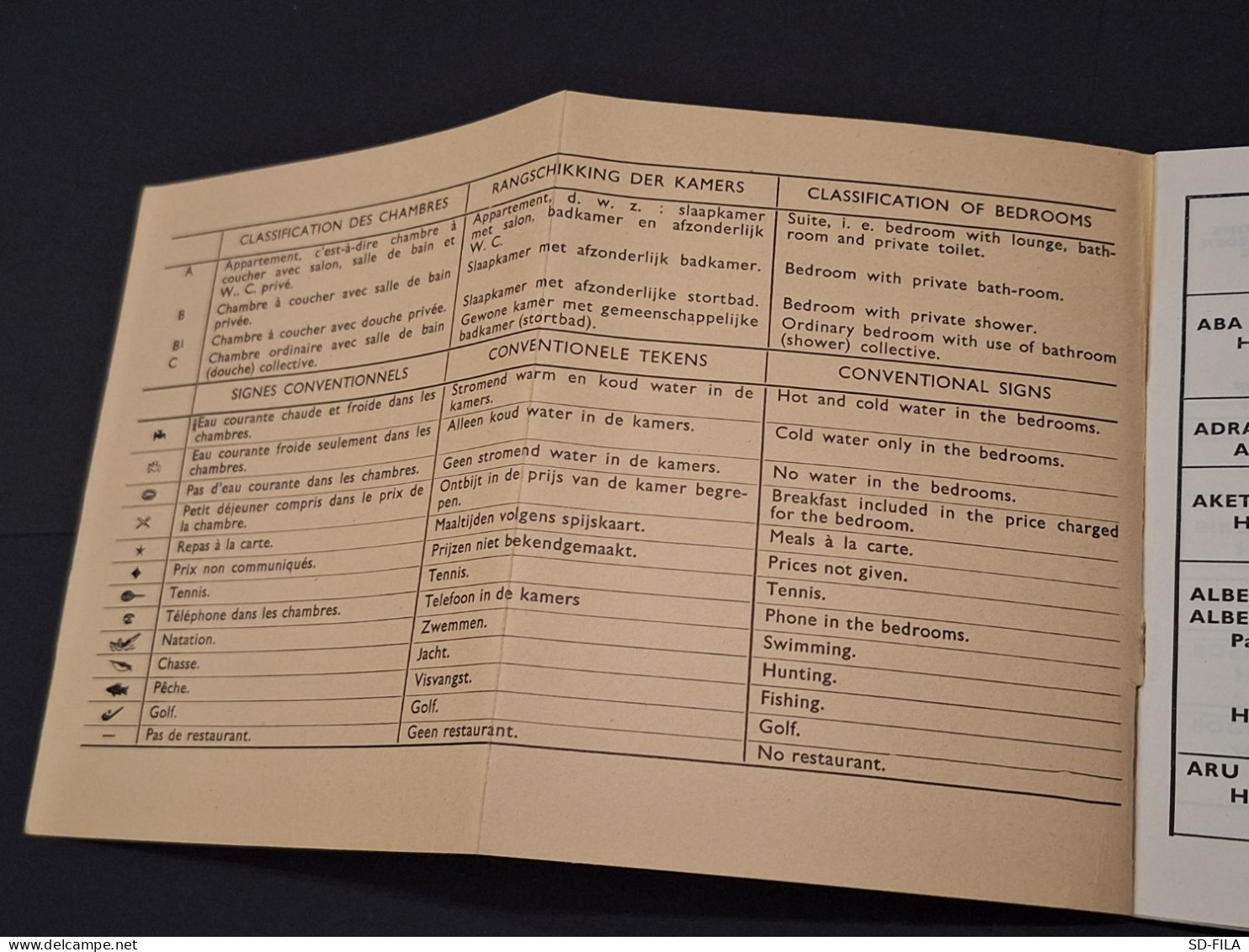 Office du Tourisme du Congo Belge et du Ruanda-Urundi 1953 Guide des Hotels Congo Belge - Officiële Gids Hotels in Kongo