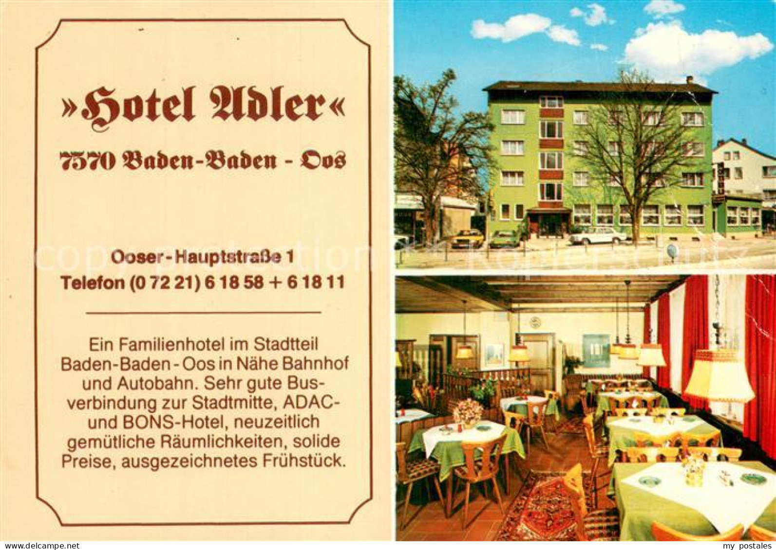 73758090 Baden-Baden Hotel Adler Anfahrt Baden-Baden - Baden-Baden