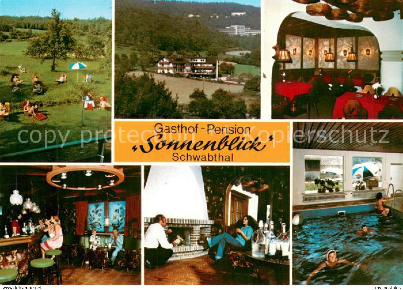 73758053 Schwabthal Gasthof-Pension Sonnenblick Teilansichten M. Hallenbad U. Ba - Staffelstein