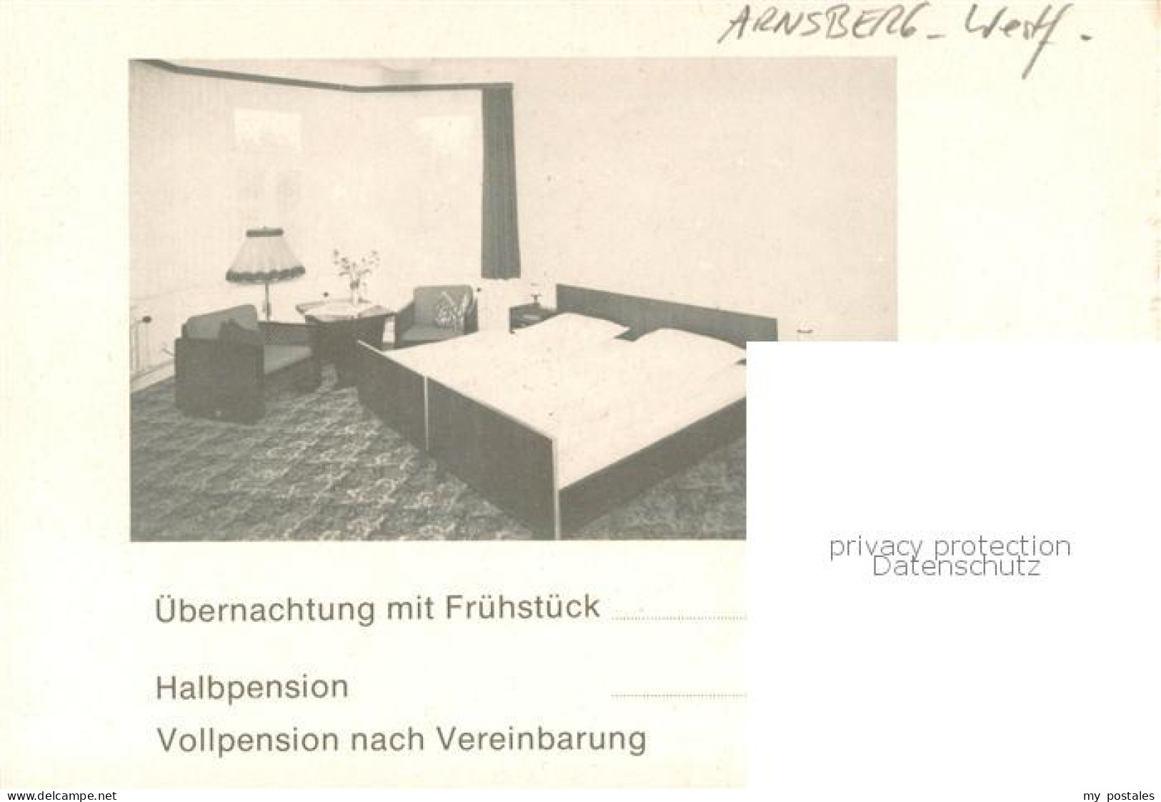73758042 Arnsberg Westfalen Hotel-Pension Haus Tanneck Informationen Arnsberg We - Arnsberg