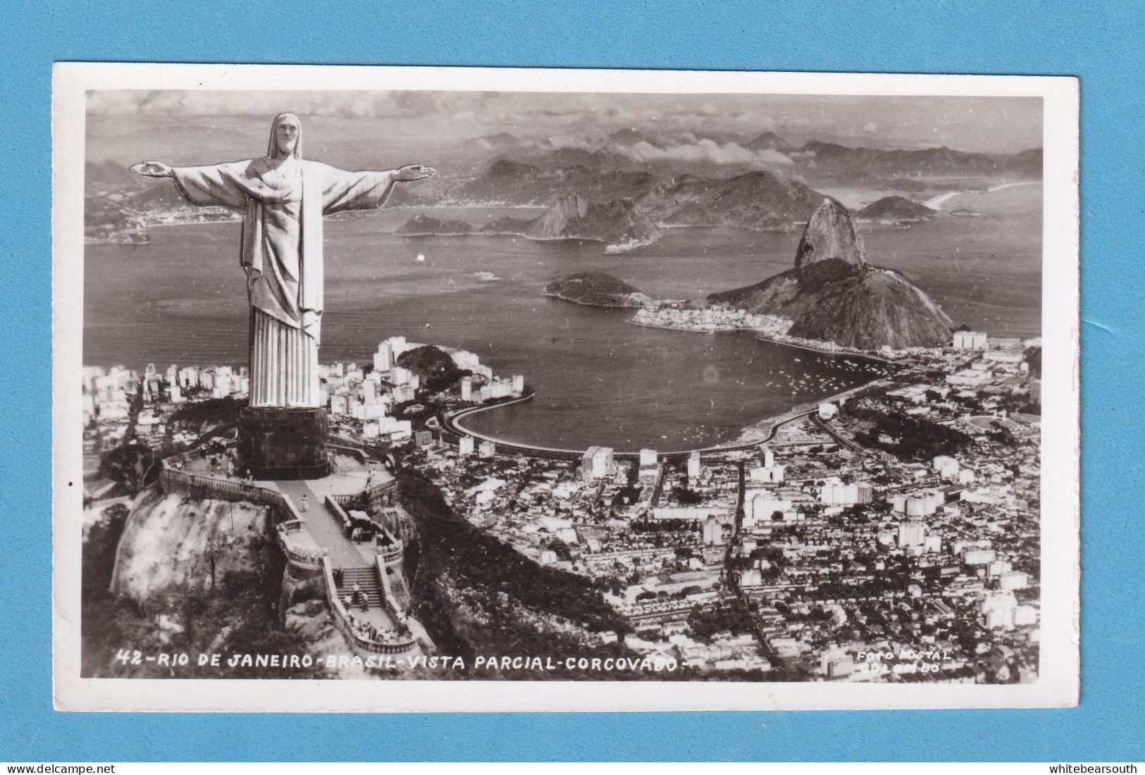 616 BRASIL RIO DE JANEIRO VISTA GENERAL PANORAMIC VIEW RARE POSTCARD - Rio De Janeiro