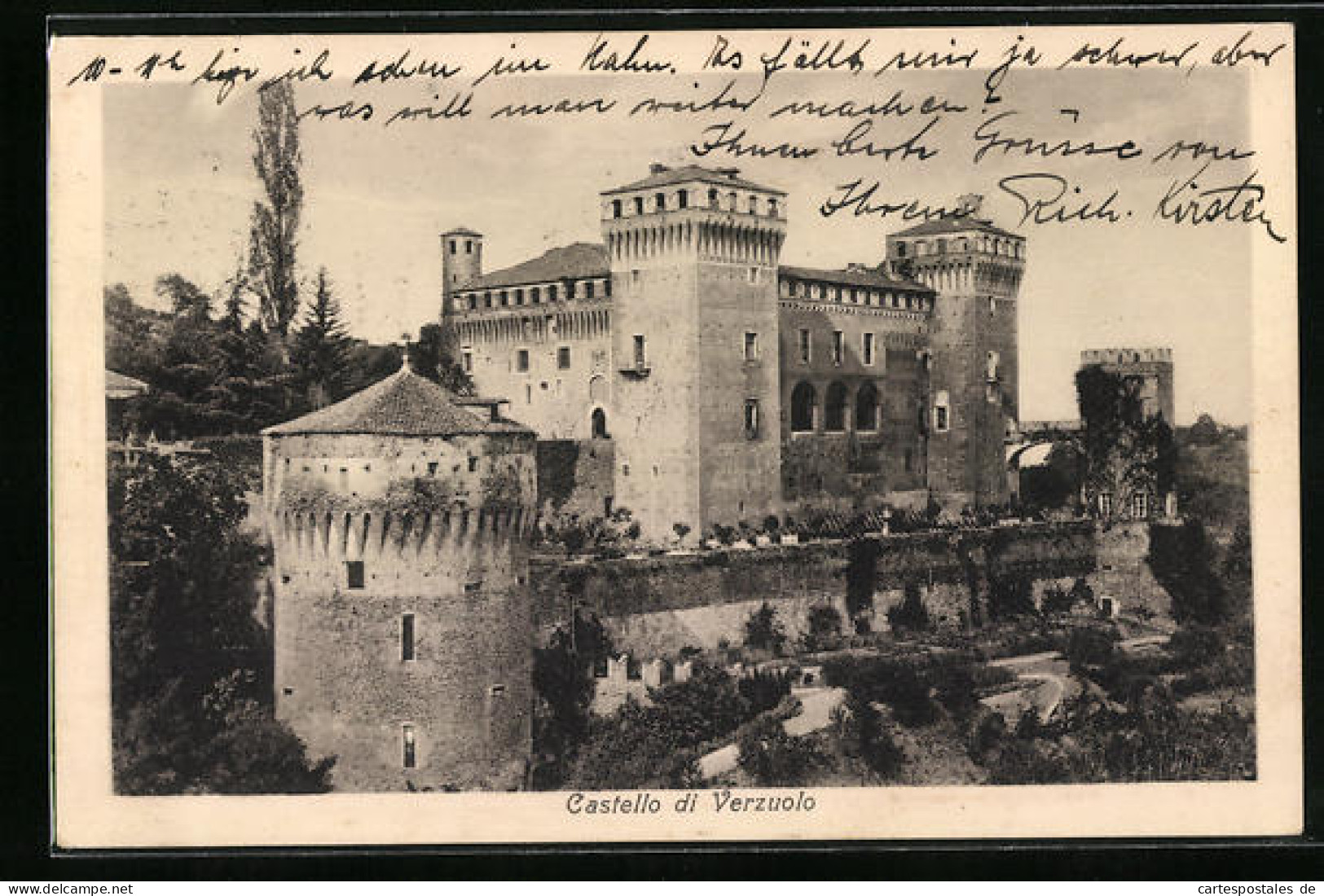 Cartolina Verzuolo, Castello Di Verzuolo  - Other & Unclassified