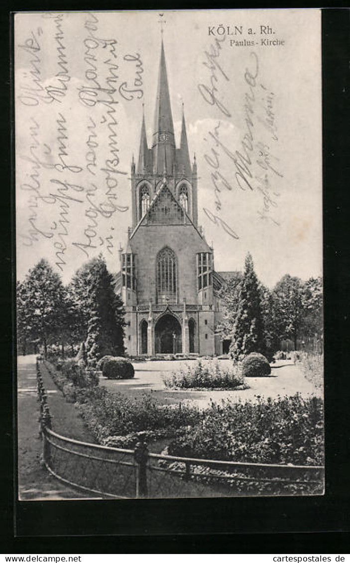 AK Köln-Neustadt, Paulus-Kirche  - Koeln