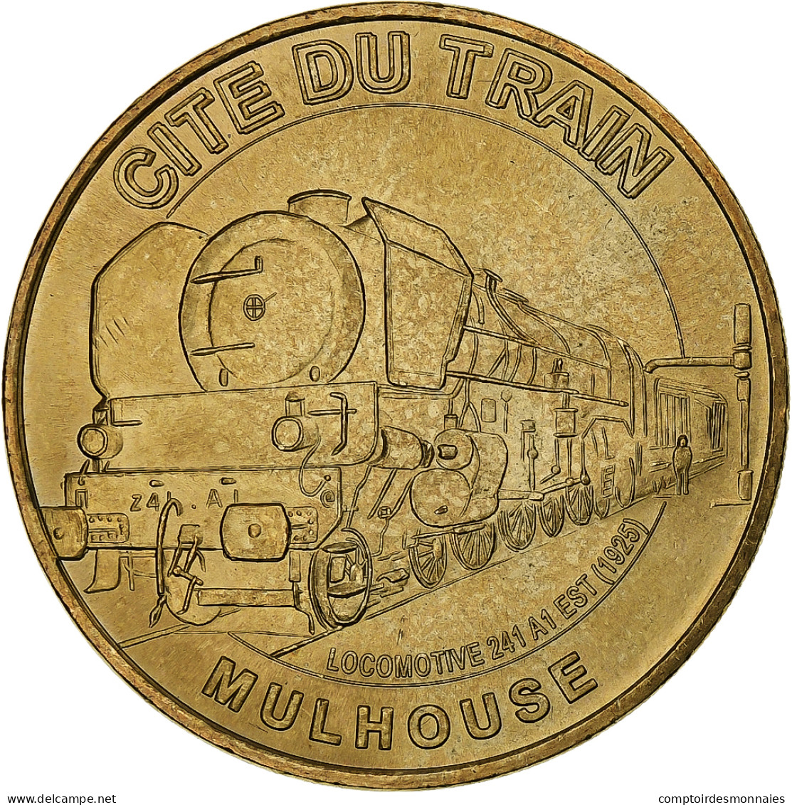 France, Jeton Touristique, Cité Du Train, Mulhouse, 2006, MDP, Or Nordique, SPL - Other & Unclassified