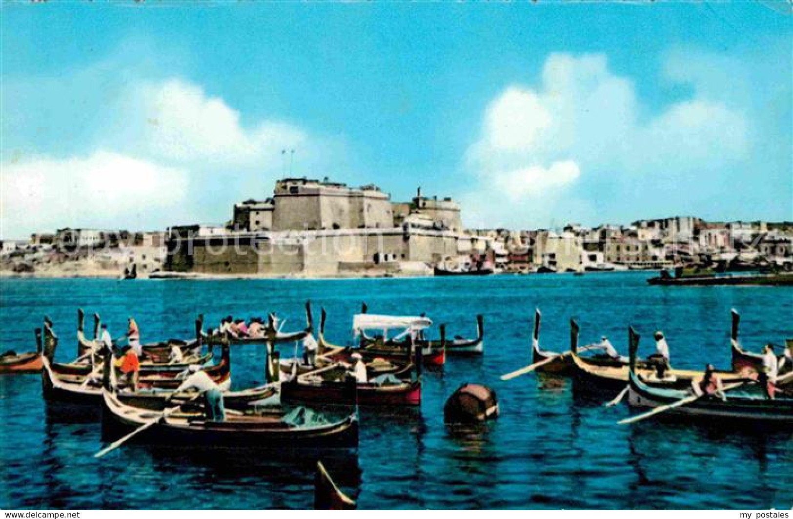 72662931 Malta Fort St Angelo Fischerboote Malta - Malta
