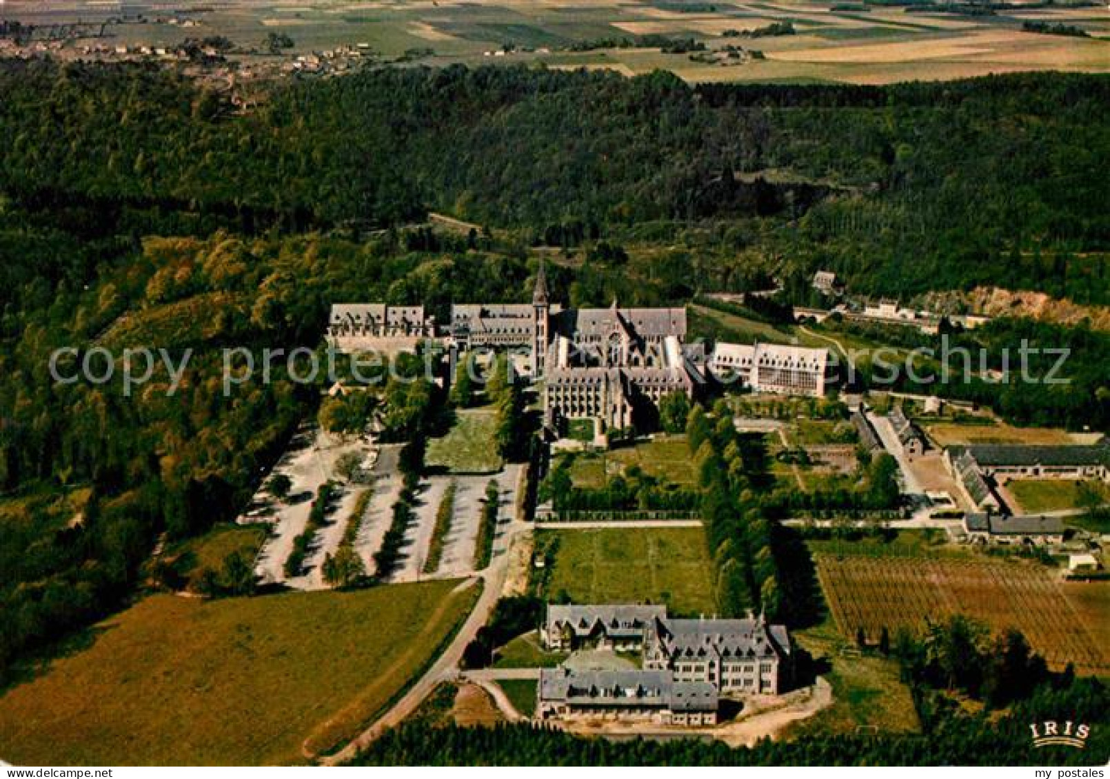 72662787 Maredsous Abbaye Kloster Fliegeraufnahme  - Altri & Non Classificati