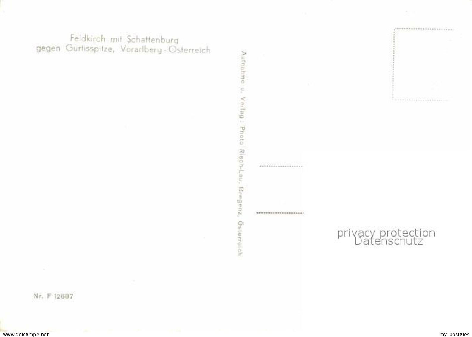 72662762 Feldkirch Vorarlberg Schattenberg Feldkirch - Other & Unclassified