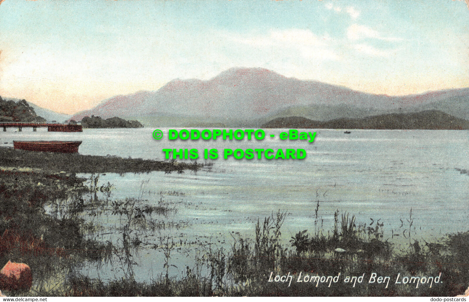 R501022 Loch Lomond And Ben Lomond. B. B. London Series No. A30. 1910 - Andere & Zonder Classificatie