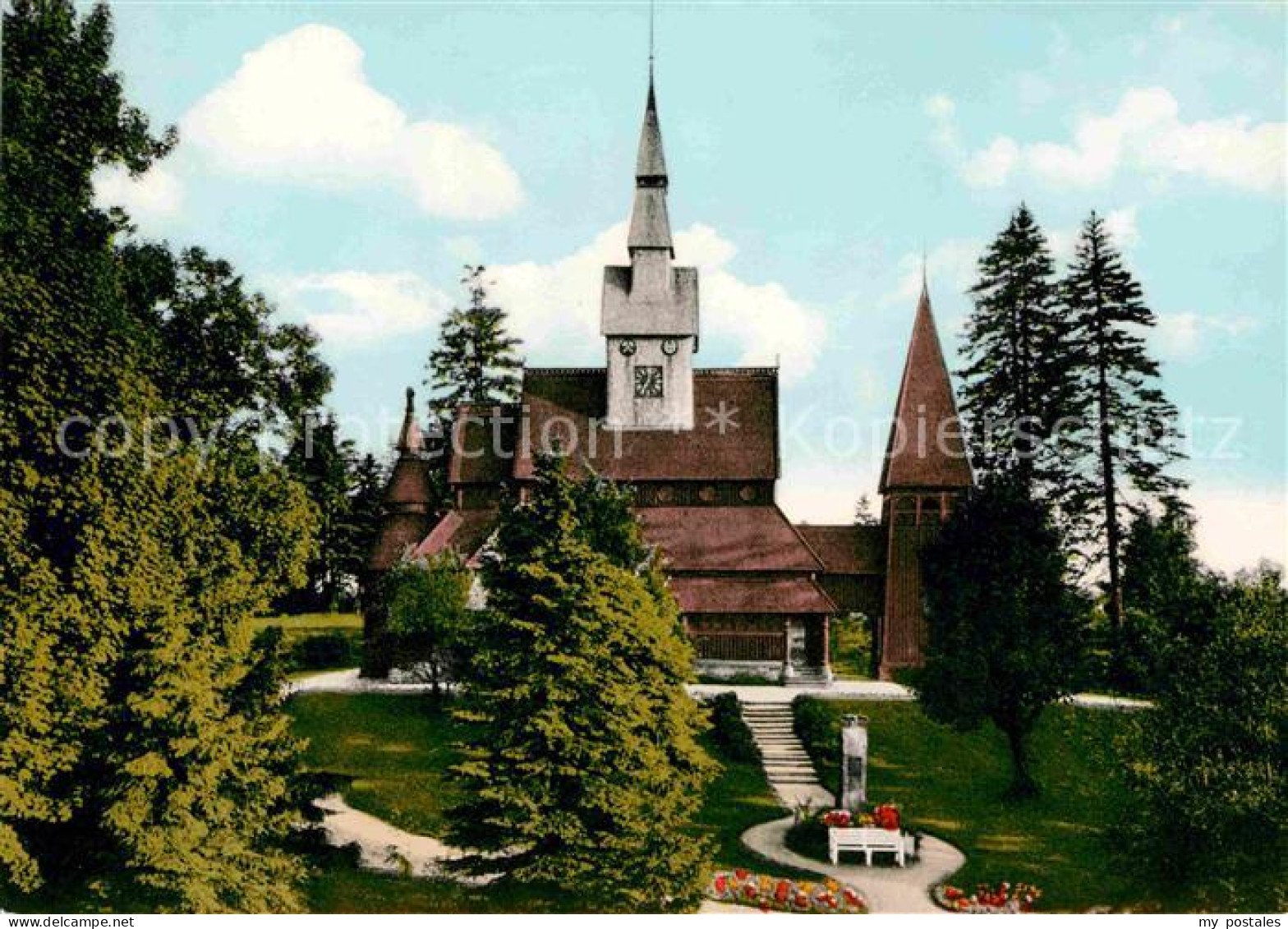 72662233 Hahnenklee-Bockswiese Harz Gustav Adolf Kirche Nordische Stabkirche Gos - Goslar