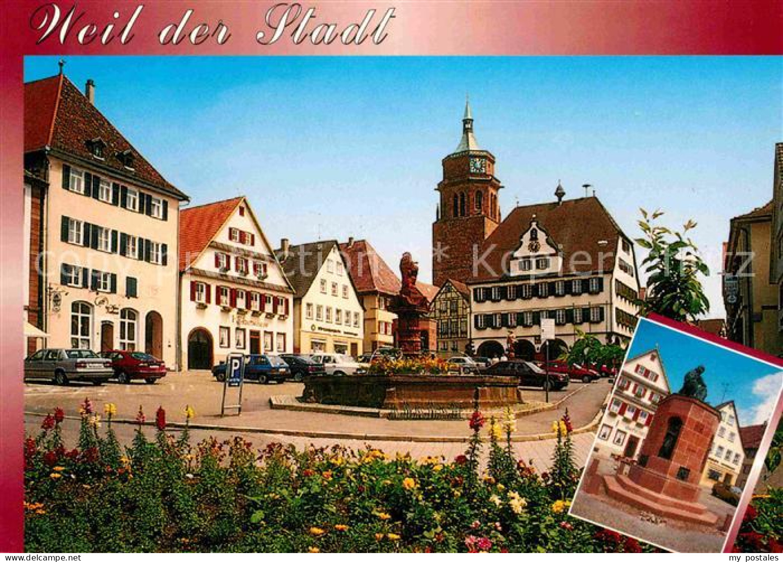 72662230 Weil Der Stadt Marktplatz Brunnen Rathaus Denkmal Weil Der Stadt - Weil Der Stadt