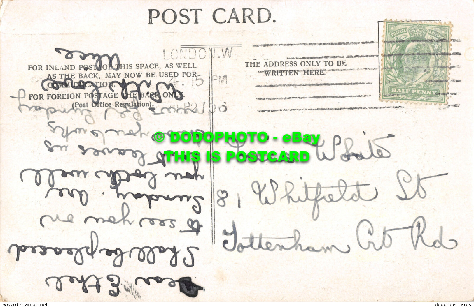 R501223 London. Rotten Row. Hyde Park. 1906 - Other & Unclassified