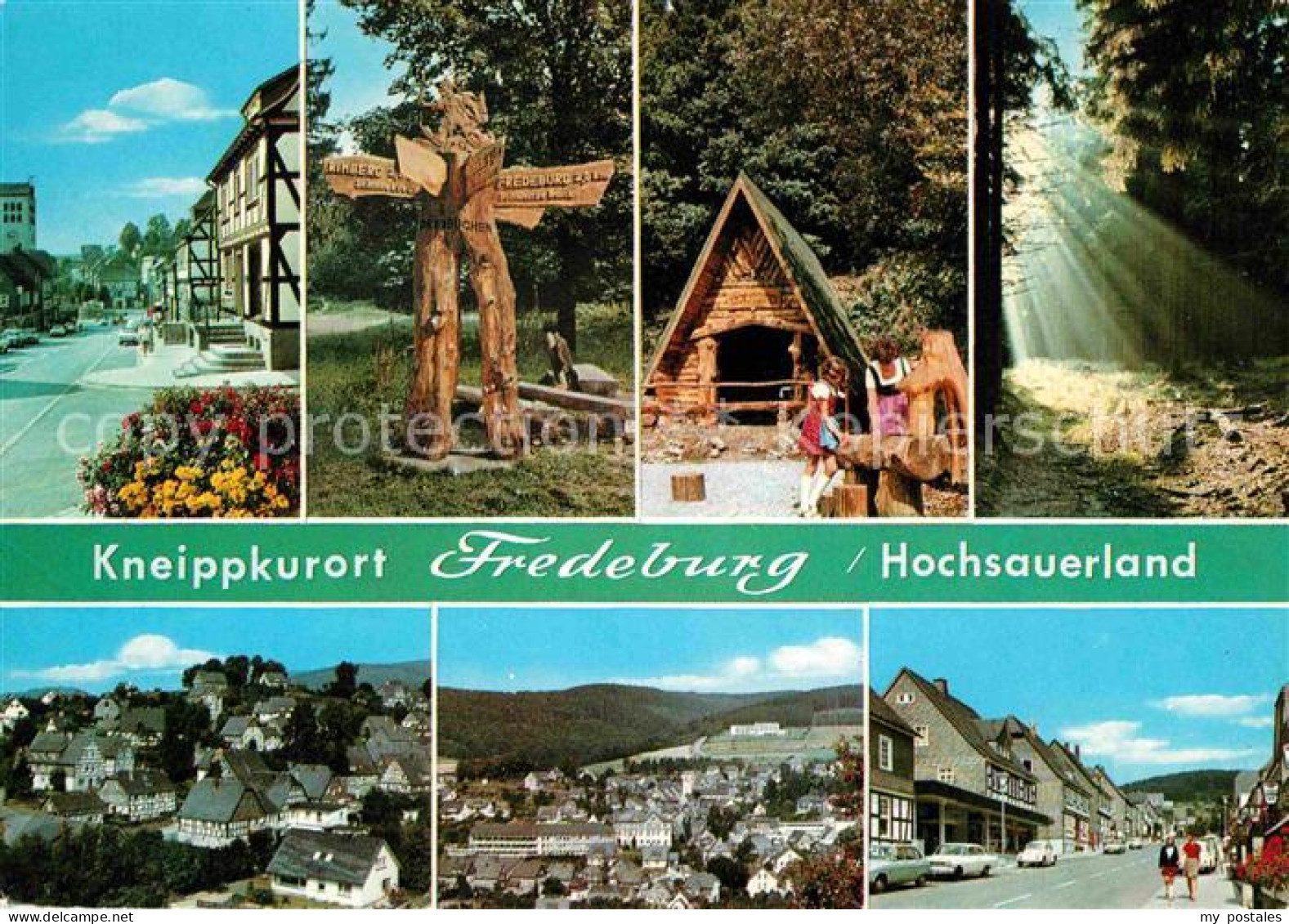 72661250 Fredeburg Schmallenberg Strassenpartie Dreibuchen Wegweiser Huette Brun - Schmallenberg
