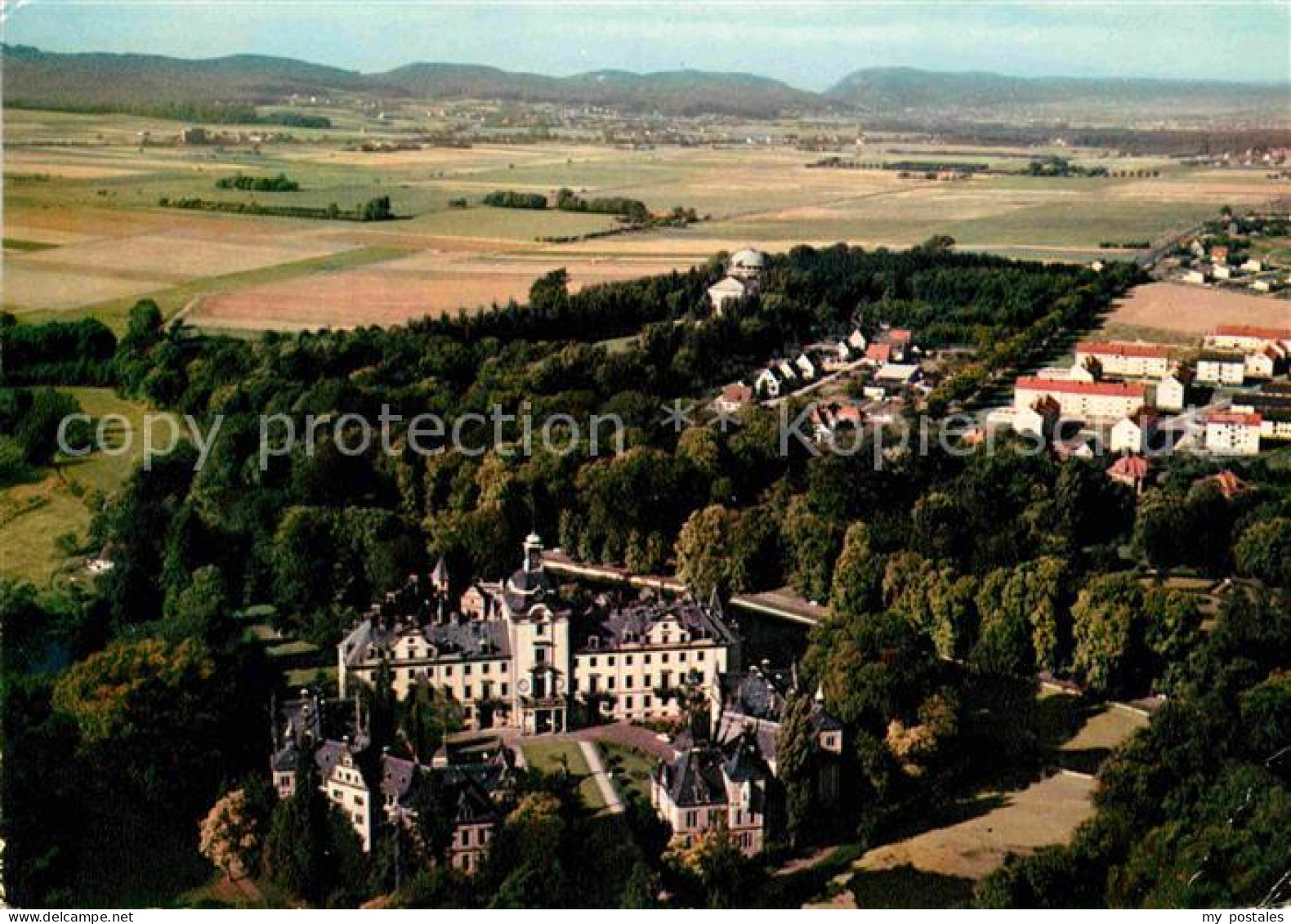 72661208 Bueckeburg Fliegeraufnahme Schloss Bueckeburg Mit Mausoleum Bueckeburg - Bueckeburg