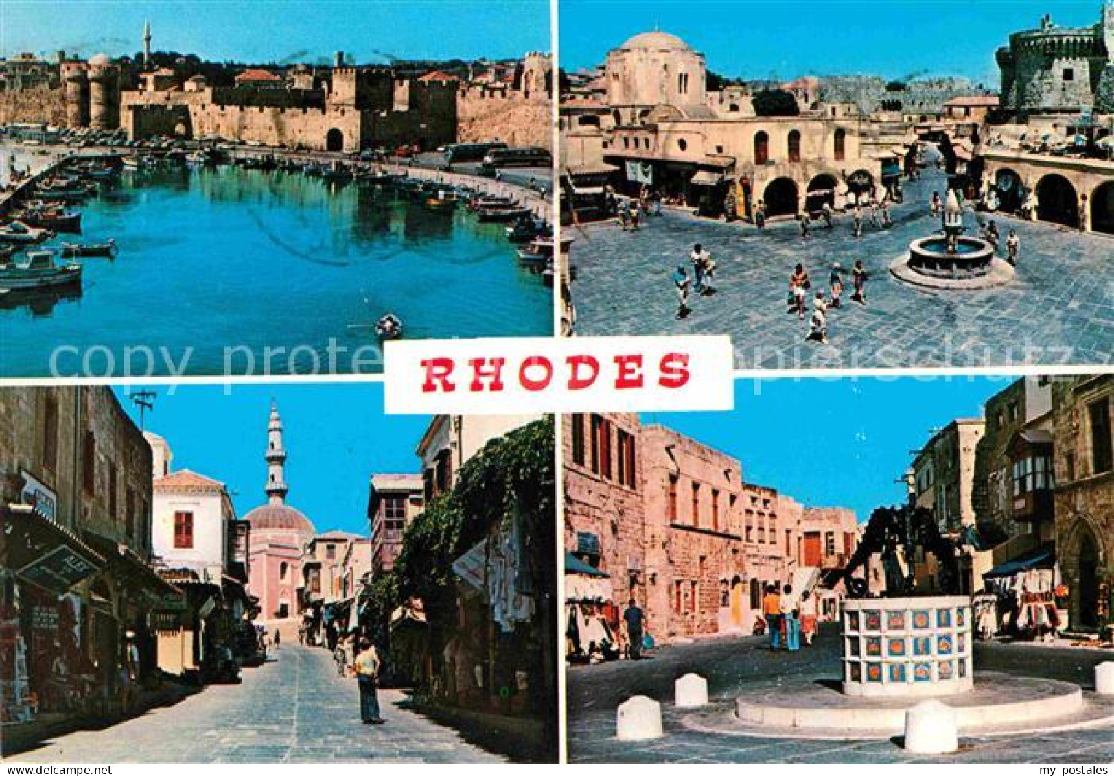 72661134 Rhodes Rhodos Greece Altstadtpartien Hafen Rhodes - Grèce