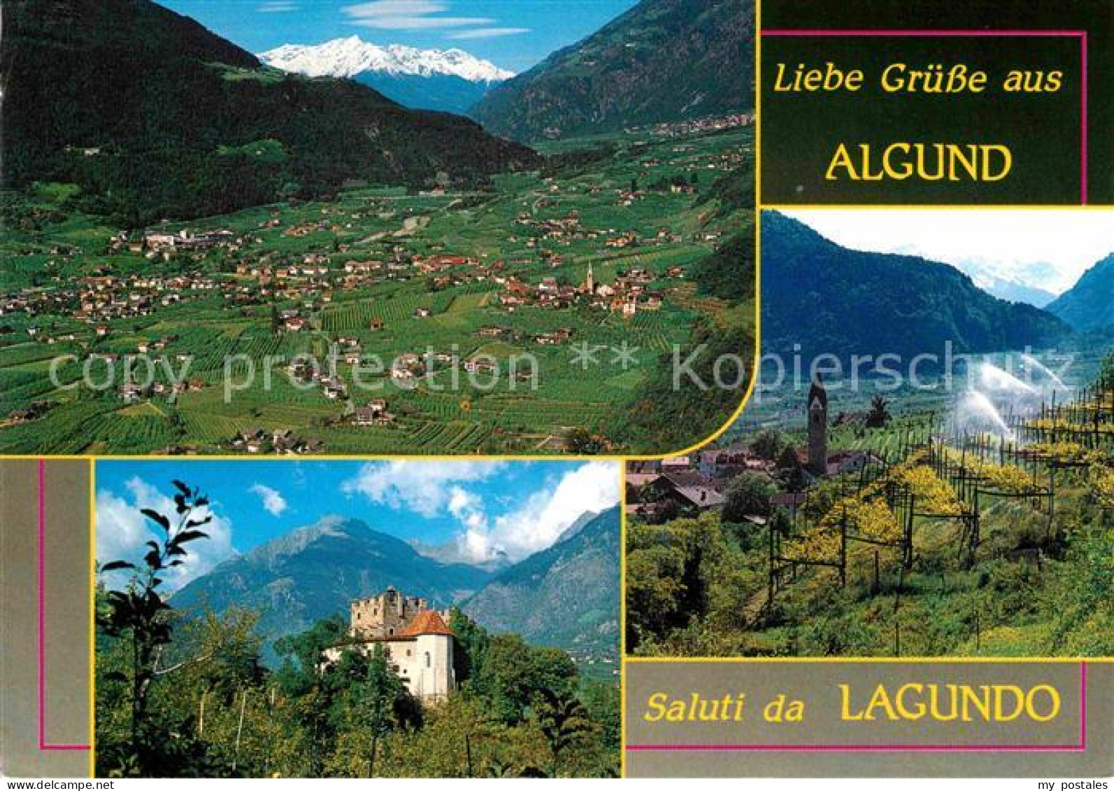 72658324 Algund Merano Ortlergruppe Schloss Vorst Zielsp  Lagundo - Otros & Sin Clasificación