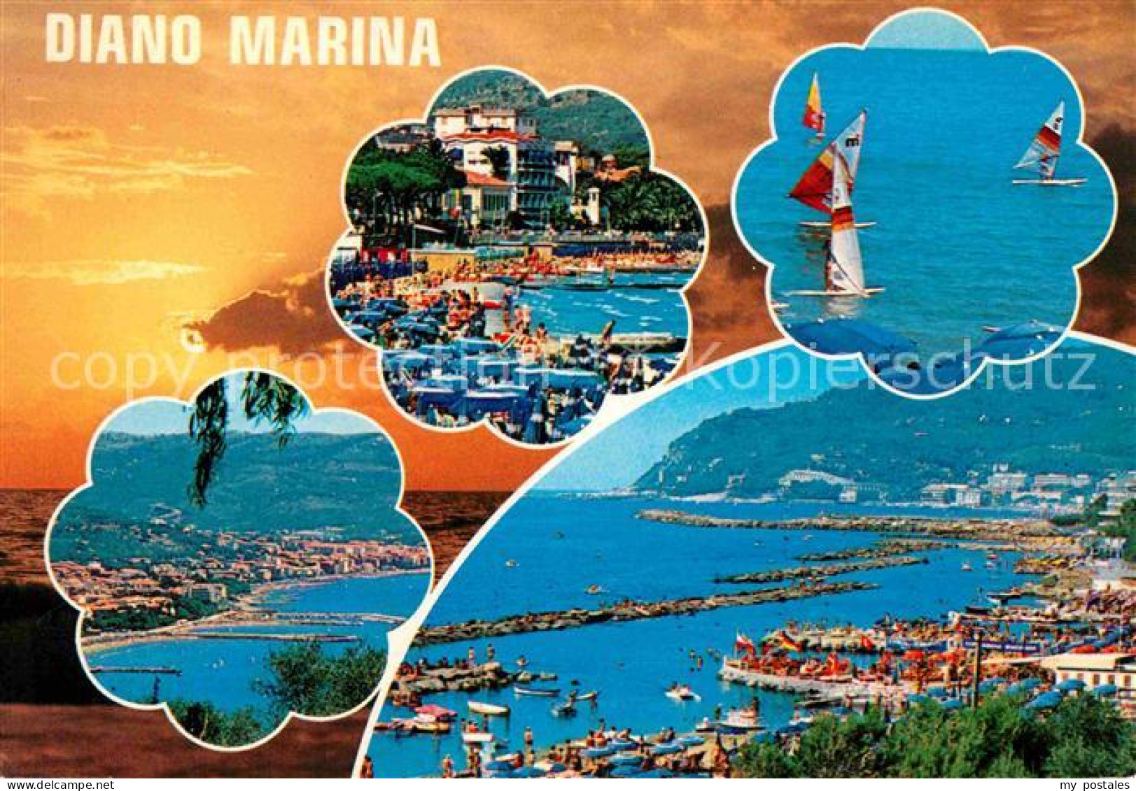 72658303 Diano Marina Segelboot Strand  Diano Marina - Autres & Non Classés