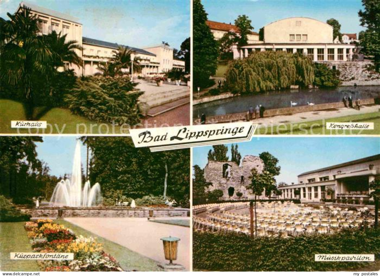 72658232 Bad Lippspringe Kurhaus Kongresshalle Kurpark Musikpavillon Bad Lippspr - Bad Lippspringe
