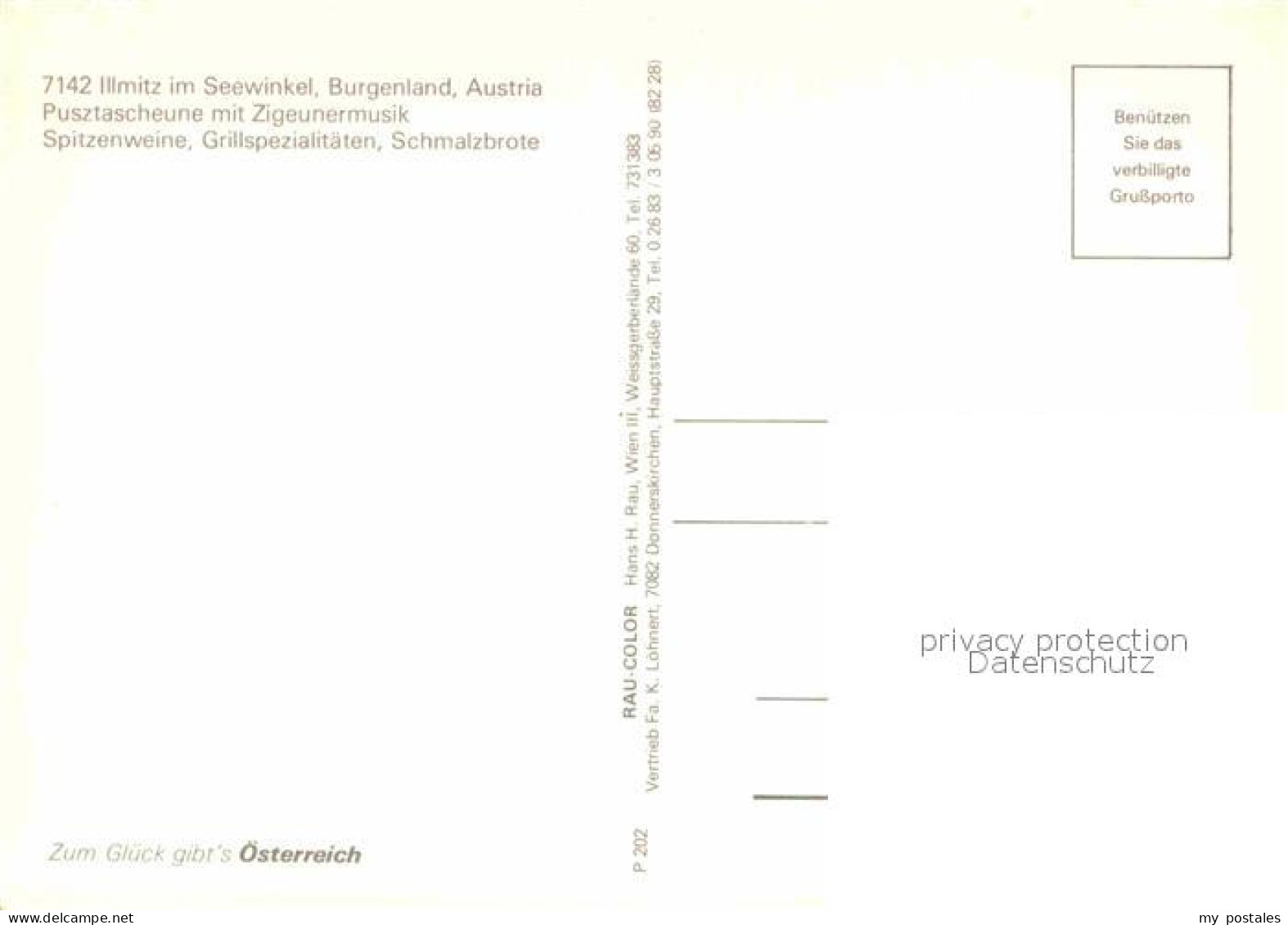 72657021 Illmitz Pusztascheune Zigeunermusik  Illmitz - Sonstige & Ohne Zuordnung