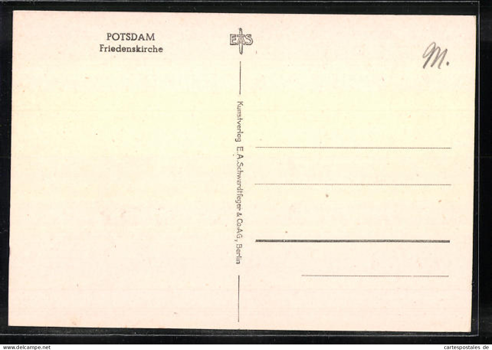 AK Potsdam, Ansicht Der Friedenskirche  - Sonstige & Ohne Zuordnung